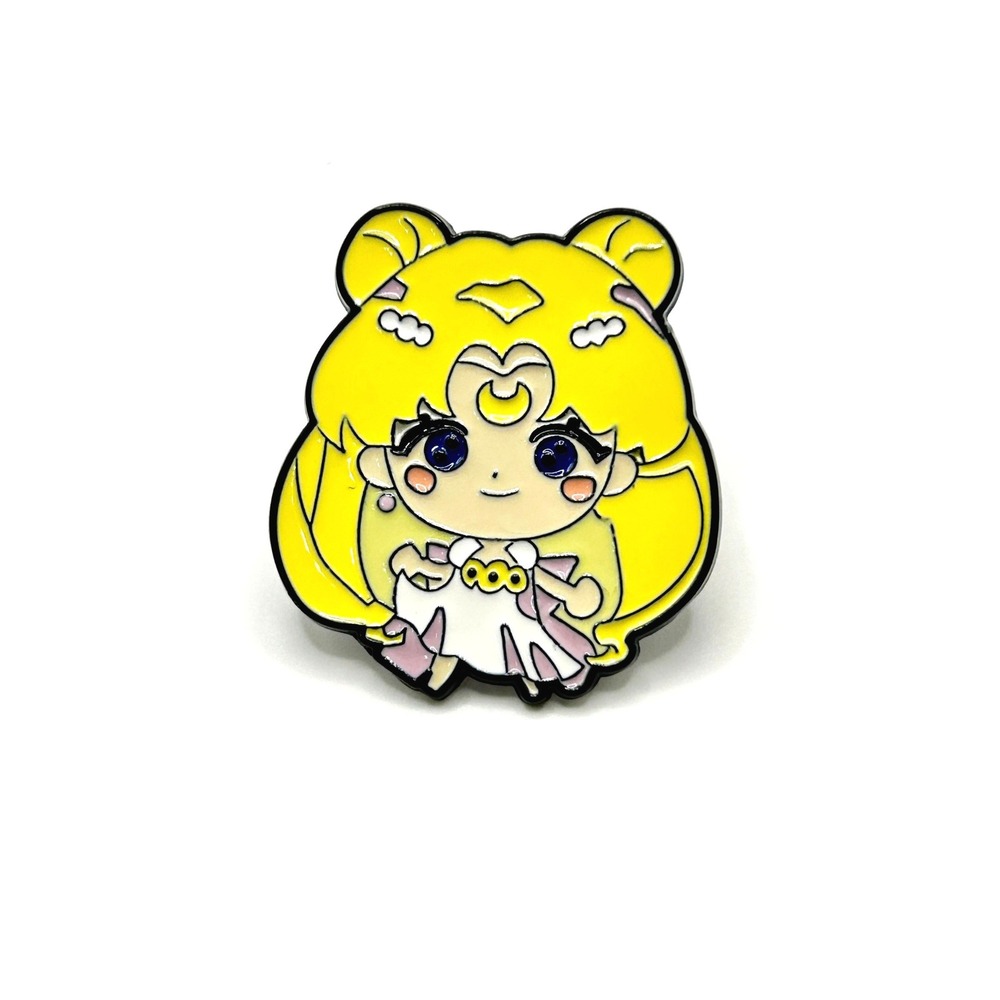 Sailor Moon Princess Serenity Enamel Pin Unisex OS Yellow Chibi Anime Fan Gift